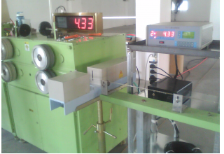 Field application of laser diameter measuring instrument-quartz glass pipe production line